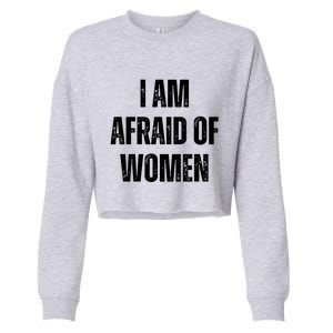 I Am Afraid Of Cropped Pullover Crew