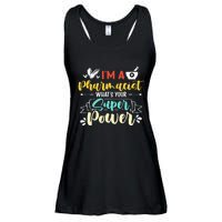 I am a Pharmacist What's Your Super Power Funny Ladies Essential Flowy Tank