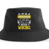 Im An Accountant To Save Time Auditor Auditing Bookkeeper Sustainable Bucket Hat