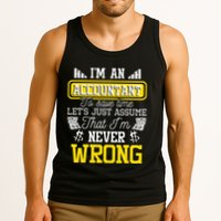 Im An Accountant To Save Time Auditor Auditing Bookkeeper Tank Top