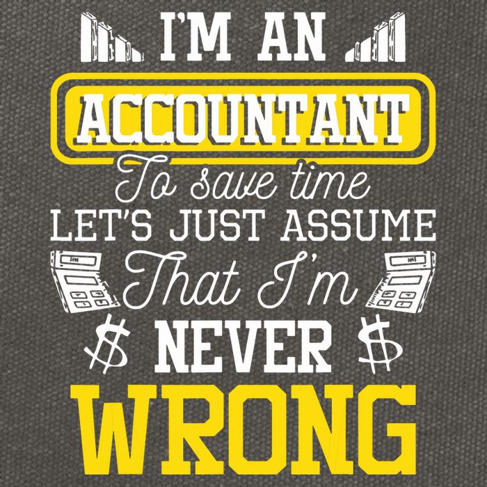 Im An Accountant To Save Time Auditor Auditing Bookkeeper Cotton Canvas Backpack