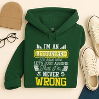 Im An Accountant To Save Time Auditor Auditing Bookkeeper Hoodie