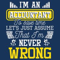 Im An Accountant To Save Time Auditor Auditing Bookkeeper Infant Baby Jersey Bodysuit