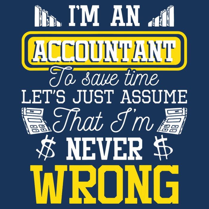 Im An Accountant To Save Time Auditor Auditing Bookkeeper Infant Baby Jersey Bodysuit