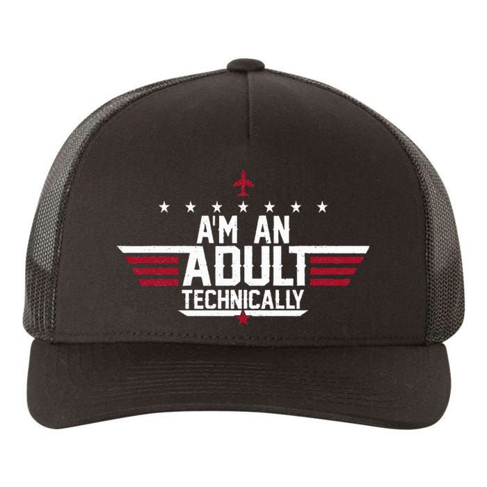 Im An Adult Technically Funny 18th Birthday Tee Yupoong Adult 5-Panel Trucker Hat