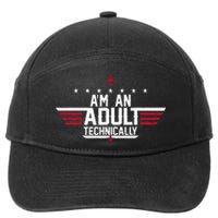 Im An Adult Technically Funny 18th Birthday Tee 7-Panel Snapback Hat