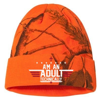 Im An Adult Technically Funny 18th Birthday Tee Kati Licensed 12" Camo Beanie