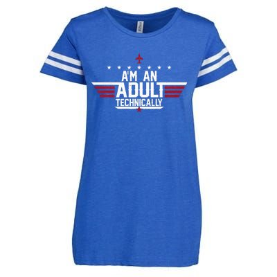 Im An Adult Technically Funny 18th Birthday Tee Enza Ladies Jersey Football T-Shirt