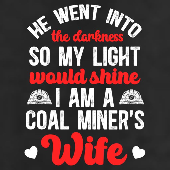 I Am A Coal MinerS Wife Of A Coal Miner Wife Meaningful Gift 7 Panel Mesh Trucker Snapback Hat