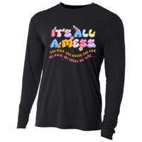 ItS All A Mess Cooling Performance Long Sleeve Crew