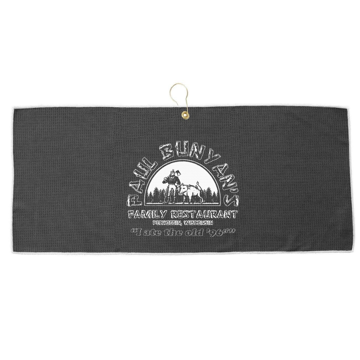 I Ate A 96er Large Microfiber Waffle Golf Towel