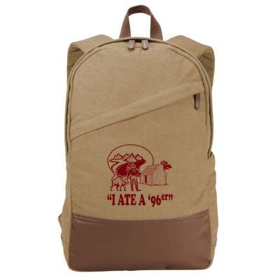 I Ate A 96er Cotton Canvas Backpack