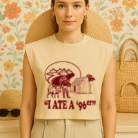 I Ate A 96er Garment-Dyed Women's Muscle Tee