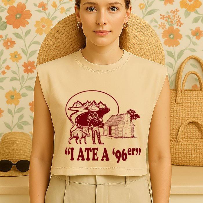 I Ate A 96er Garment-Dyed Women's Muscle Tee
