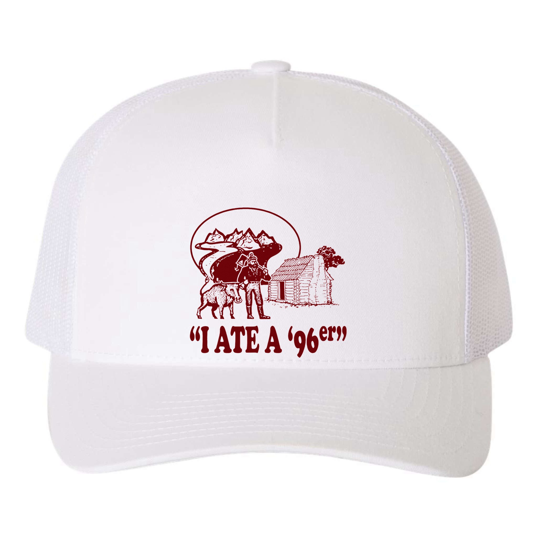 I Ate A 96er Yupoong Adult 5-Panel Trucker Hat