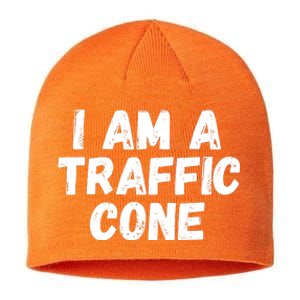 I Am A Traffic Cone, Traffic Cone Costume, Funny Halloween Sustainable Beanie