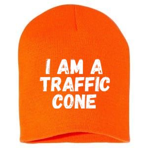 I Am A Traffic Cone, Traffic Cone Costume, Funny Halloween Short Acrylic Beanie