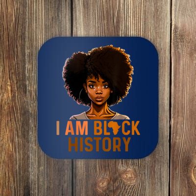 I Am Black History Coaster