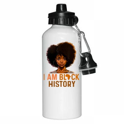 I Am Black History Aluminum Water Bottle