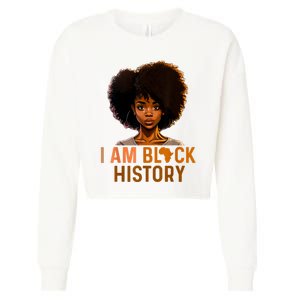 I Am Black History Cropped Pullover Crew