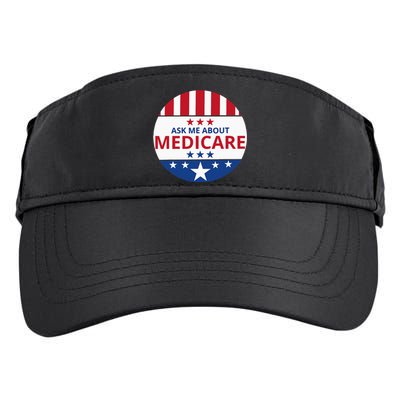 Insurance Agent Broker Sales Marketing Ask Me About Medicare Adult Drive Performance Visor