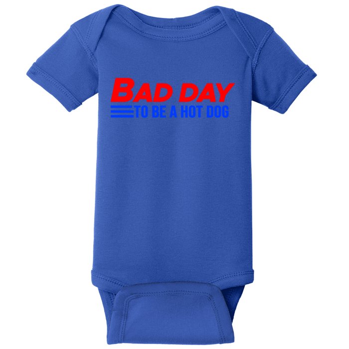 It’S A Bad Day To Be A Glizzy Funny Hotdog Gift Meaningful Gift Baby Bodysuit