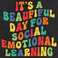 It's A Beautiful Day For Social Emotional Learning Teacher Adult Drive Performance Visor