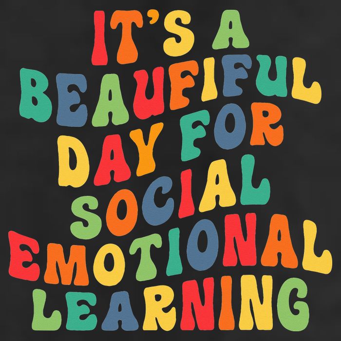 It's A Beautiful Day For Social Emotional Learning Teacher Adult Drive Performance Visor