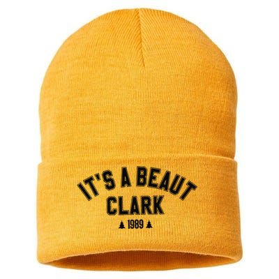 Its A Beaut Clark 1989 Christmas Tree Sustainable Knit Beanie