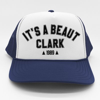 Its A Beaut Clark 1989 Christmas Tree Trucker Hat