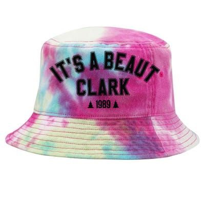 Its A Beaut Clark 1989 Christmas Tree Tie-Dyed Bucket Hat