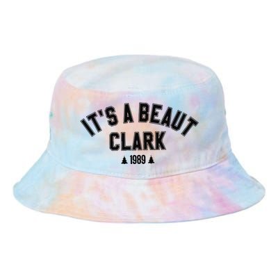 Its A Beaut Clark 1989 Christmas Tree Tie Dye Newport Bucket Hat