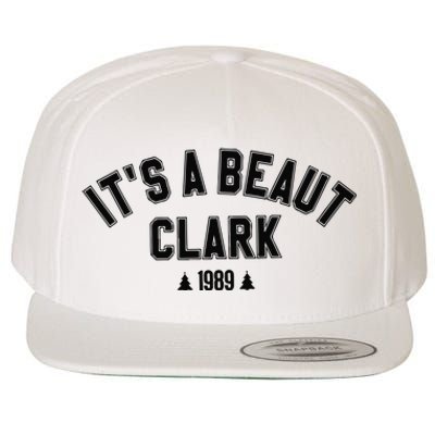 Its A Beaut Clark 1989 Christmas Tree Wool Snapback Cap