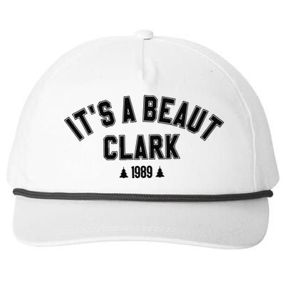 Its A Beaut Clark 1989 Christmas Tree Snapback Five-Panel Rope Hat