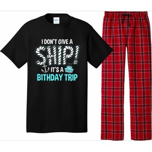 It's A Birthday Trip Cruise Ship Wear Anniversary Family Tee Gift Pajama Set