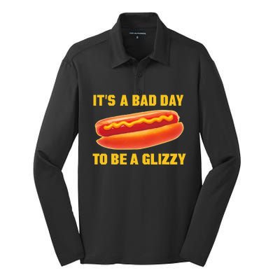 It’s A Bad Day To Be A Glizzy Silk Touch Performance Long Sleeve Polo