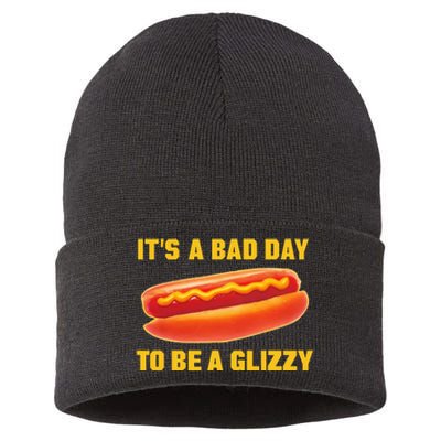 It’s A Bad Day To Be A Glizzy Sustainable Knit Beanie