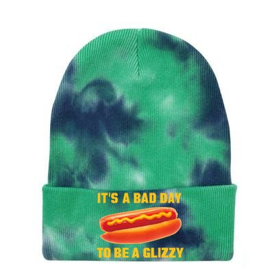 It’s A Bad Day To Be A Glizzy Tie Dye 12in Knit Beanie