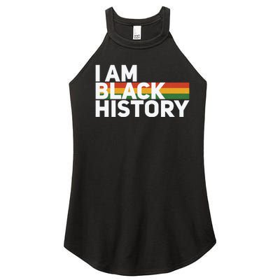 I Am Black History Month Flag Gift African Pride Women’s Perfect Tri Rocker Tank