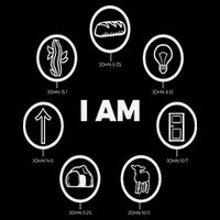 I Am Bible Animations White Design Jesus John Bible 16 in Basic Backpack