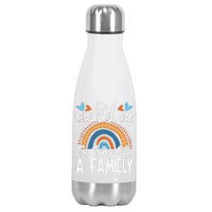 It’S A Beautiful Day To Complete A Family Adoption Day Stainless Steel Insulated Water Bottle