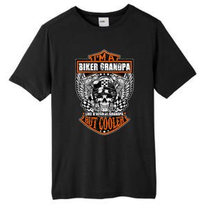 Im A Biker Grandpa Like A Normal Grandpa But Cooler Gifts Tall Fusion ChromaSoft Performance T-Shirt