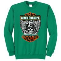 Im A Biker Grandpa Like A Normal Grandpa But Cooler Gifts Sweatshirt