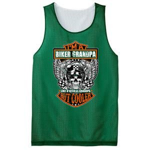 Im A Biker Grandpa Like A Normal Grandpa But Cooler Gifts Mesh Reversible Basketball Jersey Tank