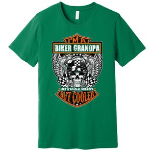 Im A Biker Grandpa Like A Normal Grandpa But Cooler Gifts Premium T-Shirt