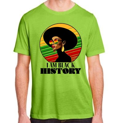 I Am Black History Stylish Black African American Woman Adult ChromaSoft Performance T-Shirt