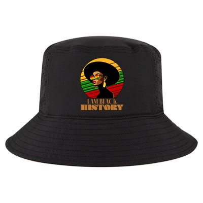 I Am Black History Stylish Black African American Woman Cool Comfort Performance Bucket Hat