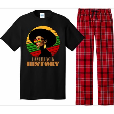 I Am Black History Stylish Black African American Woman Pajama Set