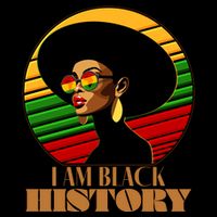 I Am Black History Stylish Black African American Woman Toddler Sweatshirt