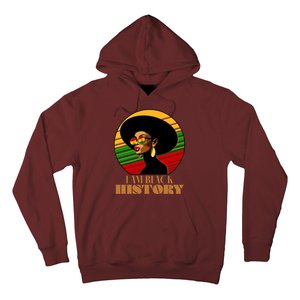 I Am Black History Stylish Black African American Woman Hoodie